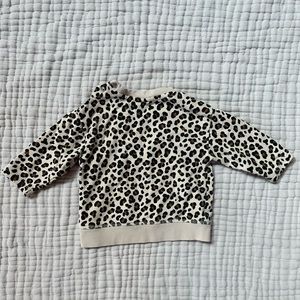 H&M leopard sweater